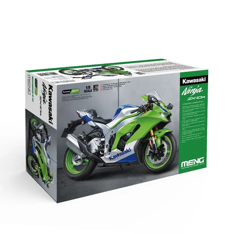 MENG Kawasaki Ninja ZX-10R Мотоцикл Сборная модель MT-007 1/9 Нецветная сборная фигурка на заказ Коллекционный подарок на день рождения