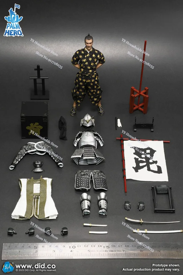 DID Palm Hero Series XJ80014 1/12 Japanese Samurai Uesugi Kenshin