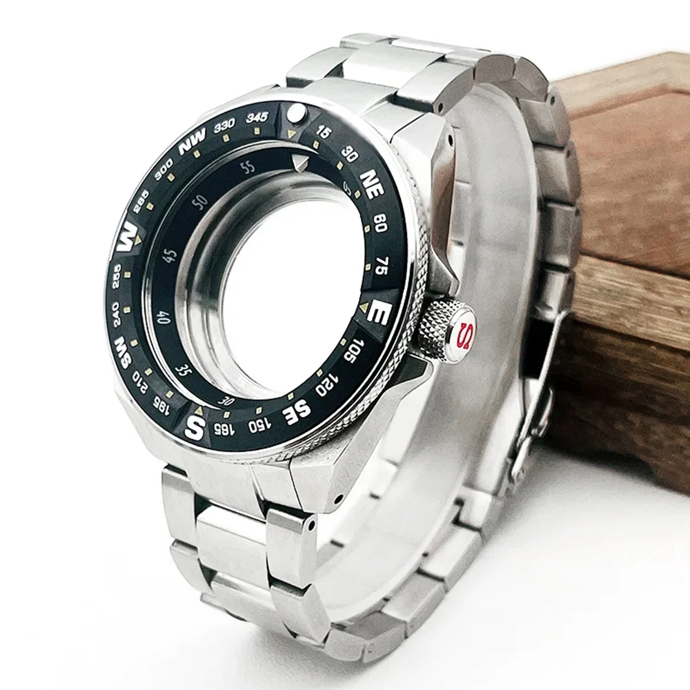 22mm Watchband SKX007 Samurai Watch Strap Fit For SKX007 SRPD SNR025 Samurai Watch Case Deployment Folding Clasp Watch Bracelet