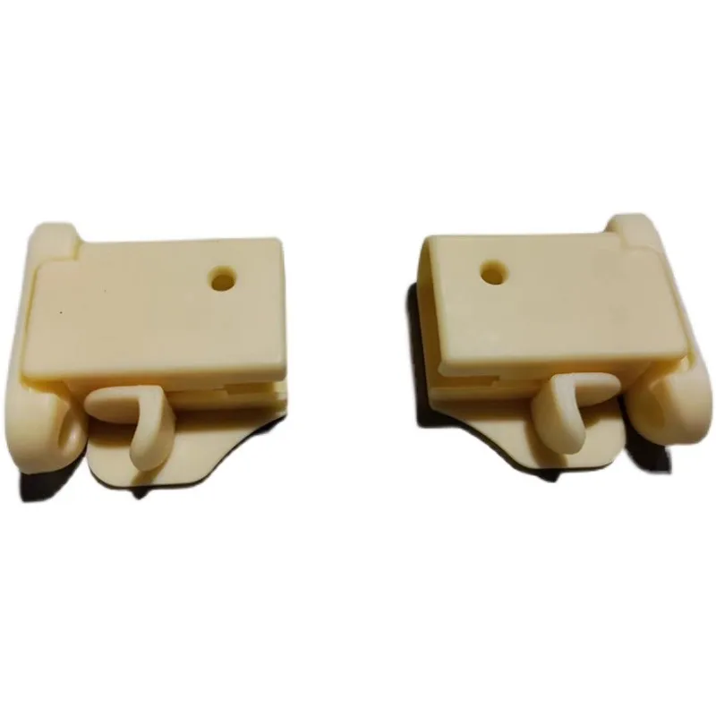 Hebillas de riel de seguridad giratorias automáticas para camas de bebé, Clips giratorios de plástico, hebillas abatibles, sujetadores de barandilla seguros para seguridad