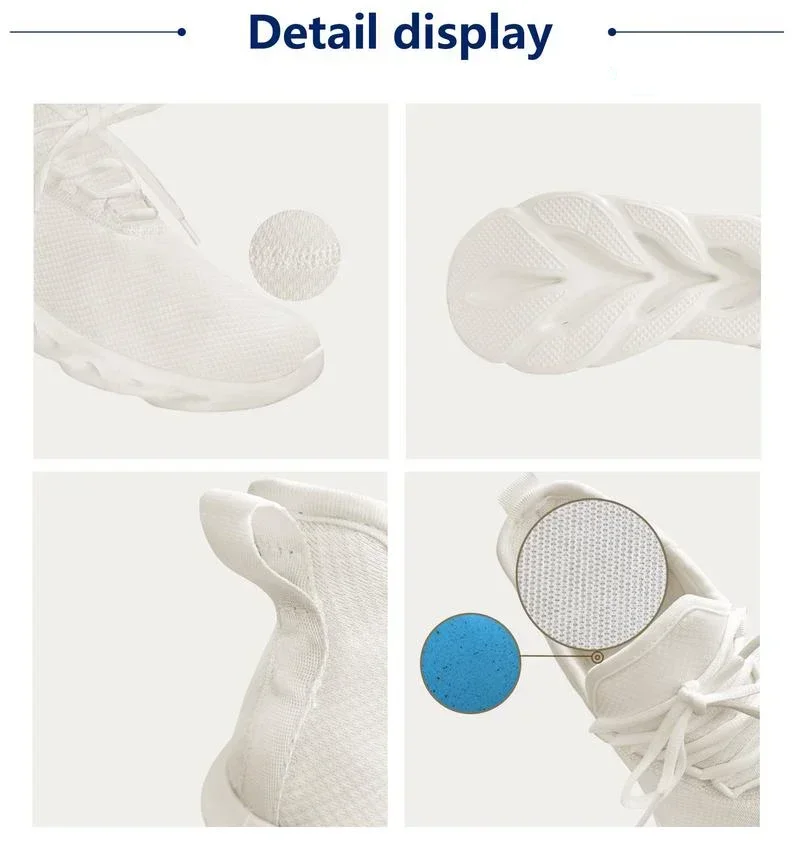 White Cartoon Nurse Shoes Women Flats Sneakers Premium Sketch Physio Print Casual Female Lace Up Footwear Zapatos view 4