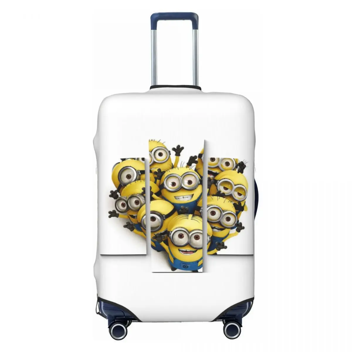 

Custom M-Minions Cartoon Anime Heart Luggage Cover Elastic Travel Suitcase Protective Covers Fits 18-32 Inch