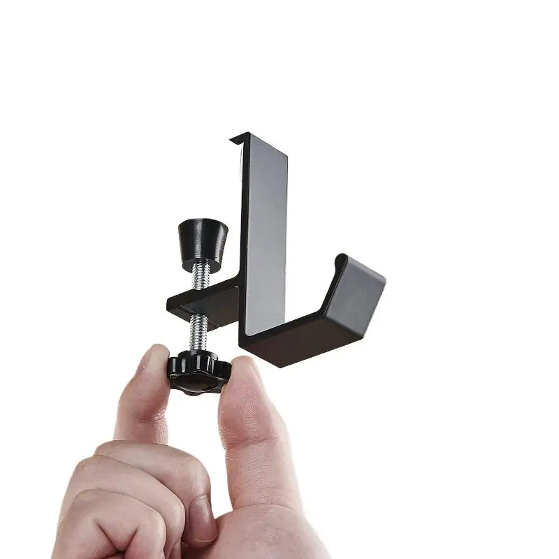 Multi-functional Table Edge Double Hook Punch-free Hanging Bag HookAdjustable Desk Hanger Backpack Storage Hanging Hooks Holder