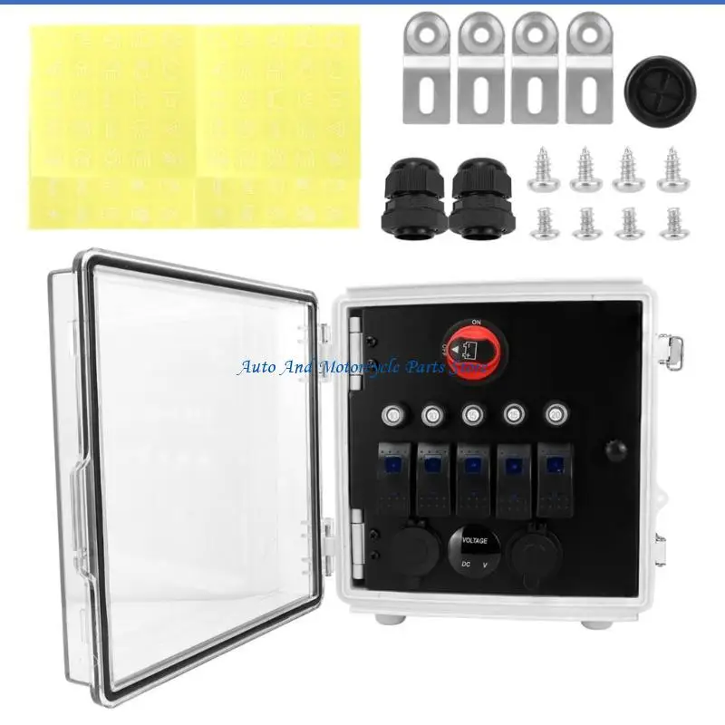 

P9FD непроницаемая электрическая коробка морского класса с 5 переключателями поворота, 150 А, отдельный аккумулятор 30 В, для в