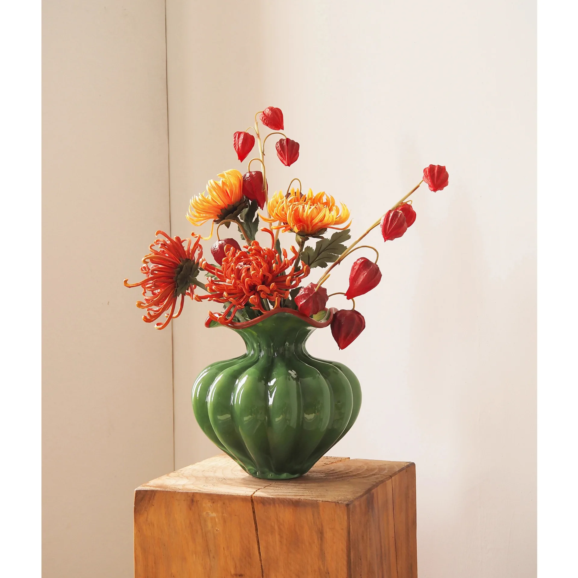 

Vase Light Luxury High-grade High-grade Feeling Living Room Tabletop Flower Arrangement Decorative Glass Vase Ornaments