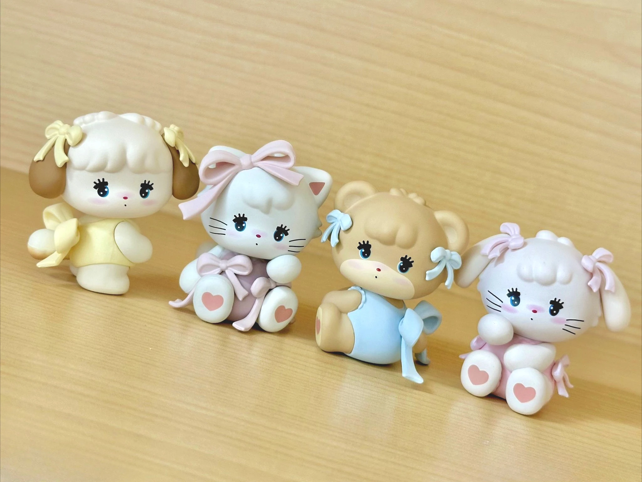 Qualia capsule toys cute mikko characters mascot figures MOUSSE