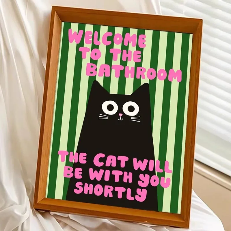 Bathroom Black Cat … - image