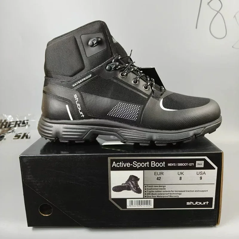 

2025 New Men Golf Shoes Black Athletic Shoes Mens High Top Golf Training for Male Waterproof Golf Sneakers Man Anti Slip