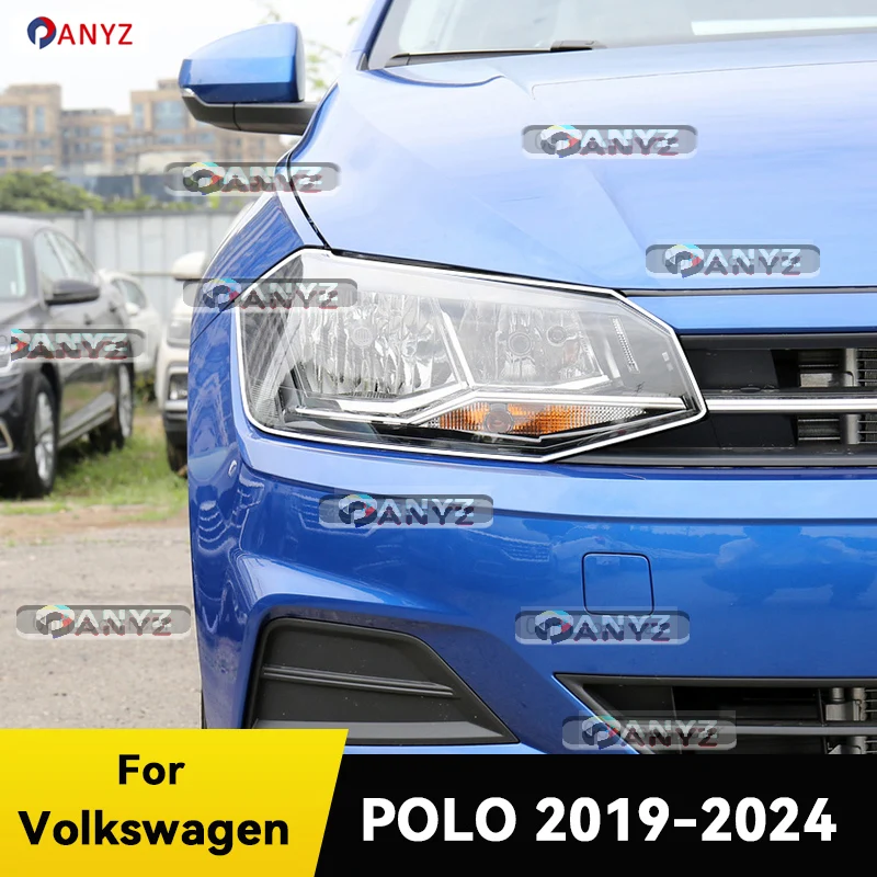 

Для Volkswagen POLO 2019-2024 автомобильные фары защитная пленка передний светильник прозрачный ТПУ аксессуары для фар