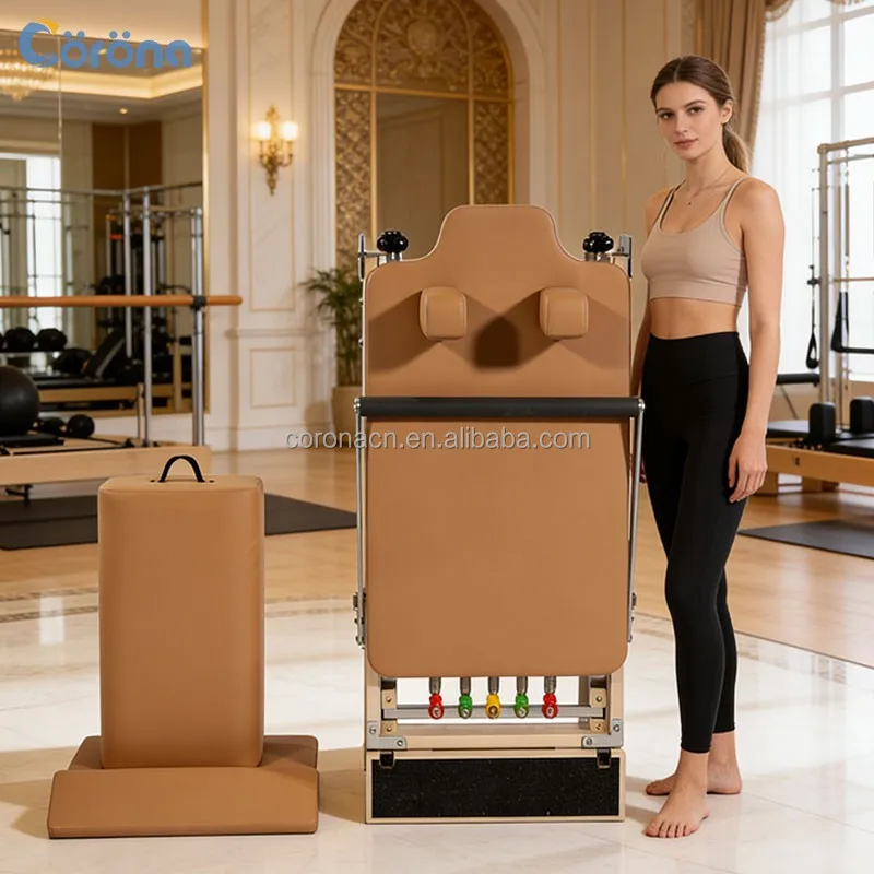 

Foldable Pilates Reformer Balanced Body Equipment Core Training Bed Machine for Home Studio Use