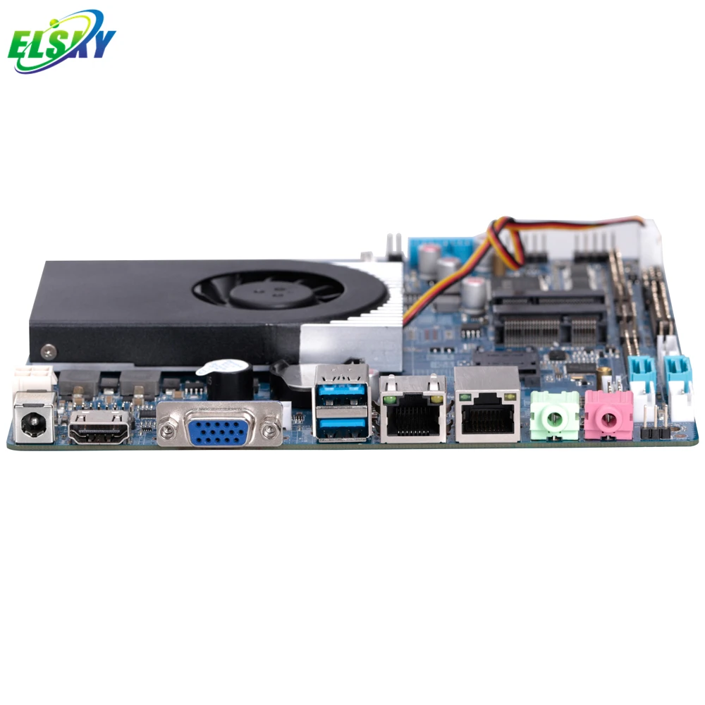 Factory Cheap  B450 I3 Firewall Motherboard 4G 3G 2.4GHz 5GHz WIFI Bluetooth4.2 RS485 DVI LVDS Motherboard Cpu Mini Pc Board view 2