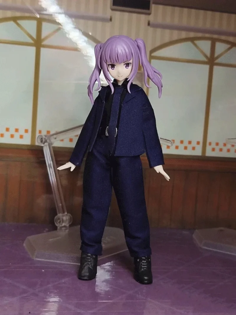 

Модель женской одежды в масштабе 1/12, пальто и брюки для 6 дюймов Figma Azone12
