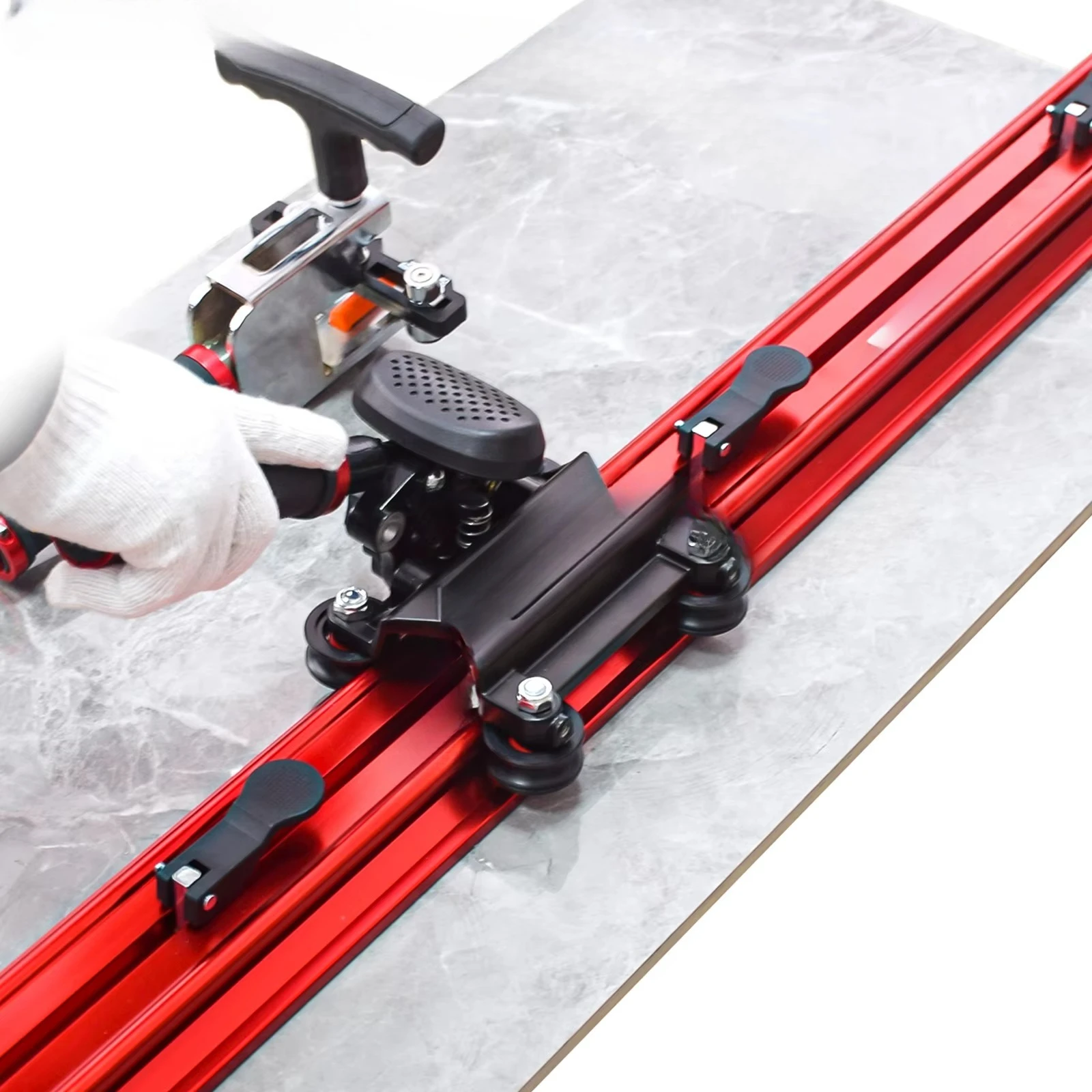 MUFASHA ML3200 Portable 3200mm Manual Tile Cutter Professional Hand Tile Cutter Three Cutting Blade Push Knife Slab Cutter