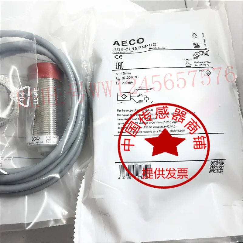 AECO Sensors SI12-CE4 SI18-CE8 SI30-CE15 PNP NO H NPN NO H in Stock Processed Electronic Components