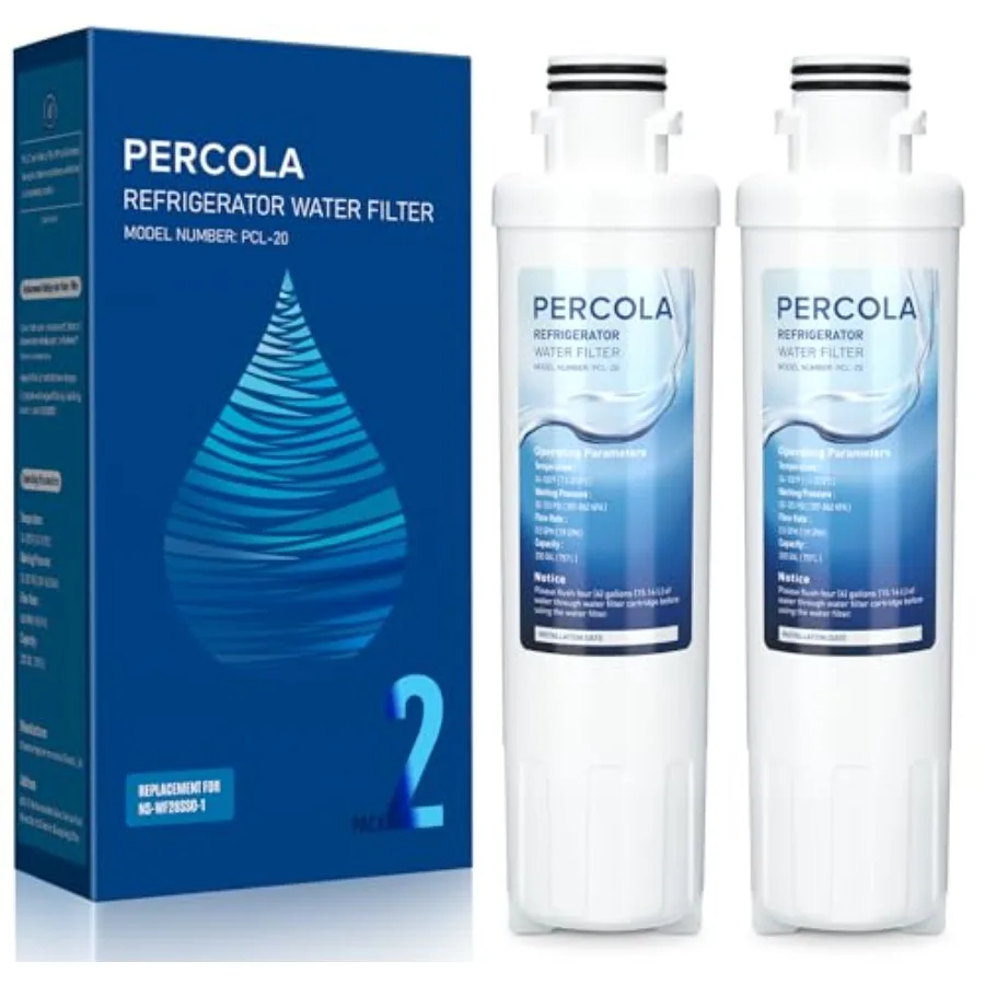 

NS-WF26SS0-1 Water Filter Compatible with Insignia® NS-WF26SS0-1 Insignia® Side-by-Side NSRSS26SS0 NS-RSS26WH0 Refrigerator Mod