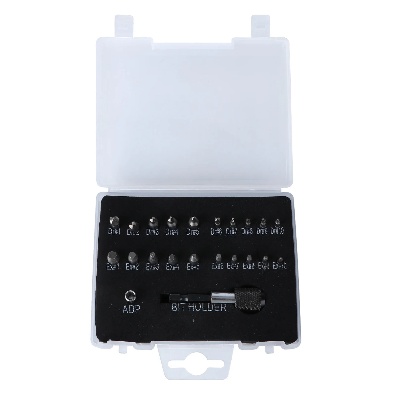 

22Pcs Screwdriver Heads High Speed Steel Damaged Screw Extractor Set Durable Broken Remover Puller Bolt Hand Tools Tap Die
