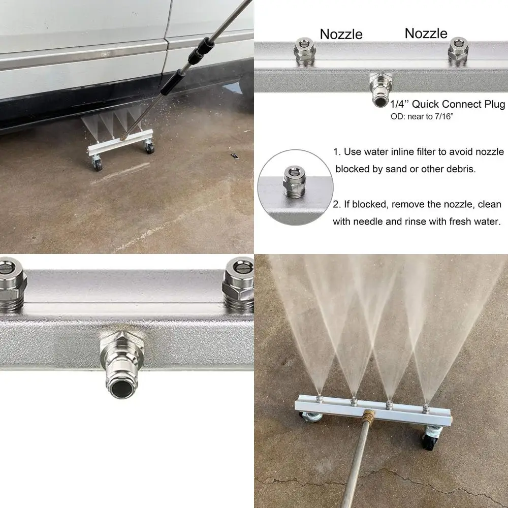 

Pressure Washer Undercarriage Cleaner, Under Car Wash, 4000 PSI (13 Inch)
