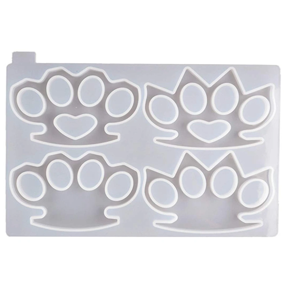 

A59T Brass Knuckle Silicone Mold Reusable Finger Silicone Ring Sleeve Mirror Silicone Mold(1Pcs)