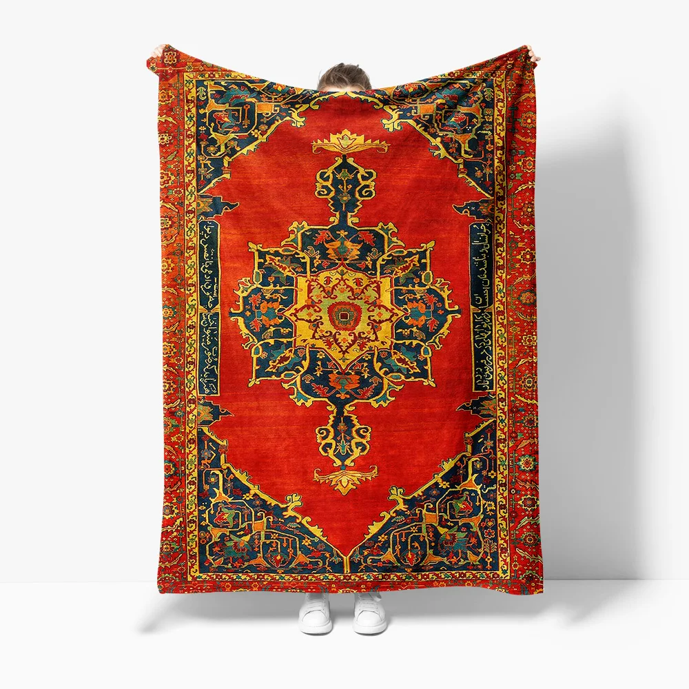

Red Floral Vintage Moroccan Kilim Rug Traditional Area Carpet Living Room Decor Home Textile Gift