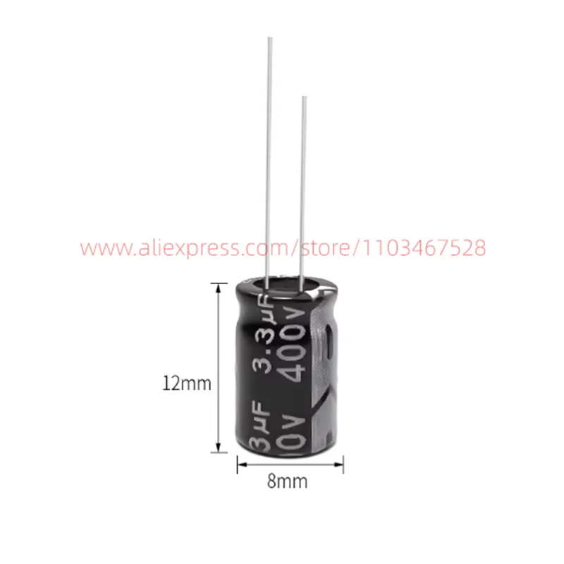 10-20PCS High Frequency Low ESR Aluminum Capacitor 400V/450V 1UF 3.3UF 4.7UF 8.2UF 10UF 22UF 47UF 82UF 100UF 120UF 150UF 220UF
