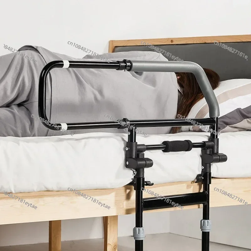 Older People Get Up with Bedside Handrails Home Wake Up Railing Aid Disabled Patients on The Bed with Anti-fall Guardrails