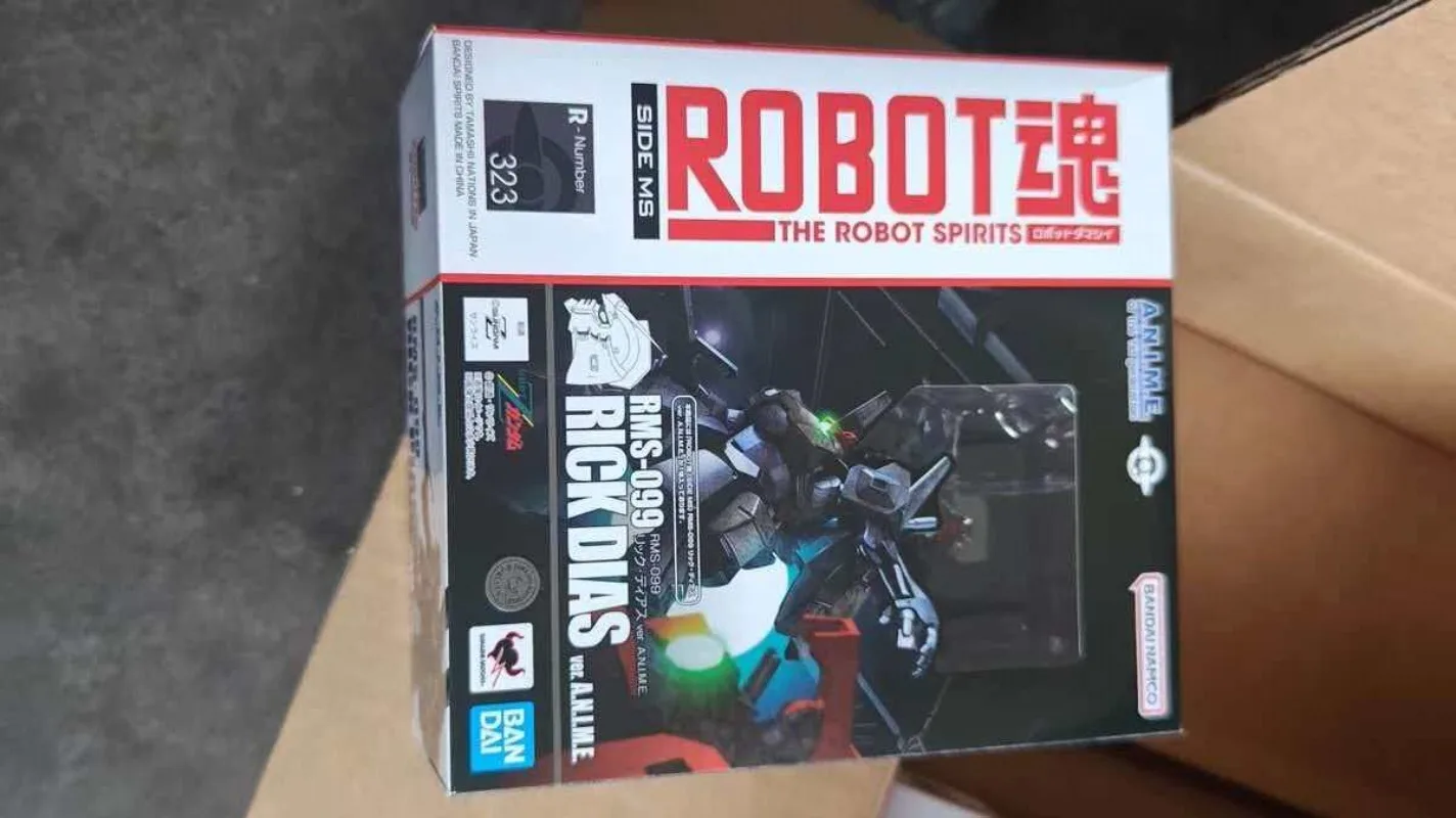 

Spot SaleBandai Original EL ROBOT SPIRITS GUNDAM R-NUMBER 323 RMS-099 Rick Dias Ver.A.N.I.M.E. Juguetes móviles colección figu