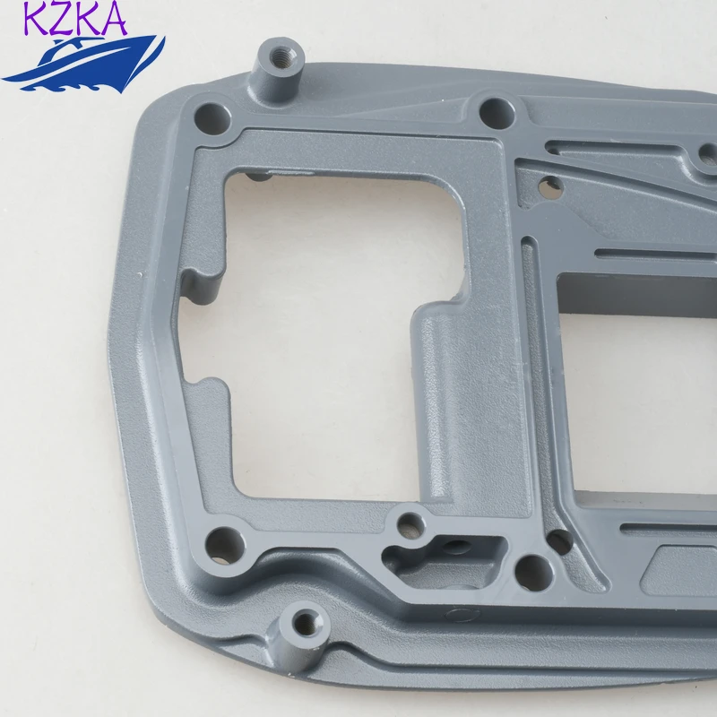 Exhaust Guide Manifold Plate 6B4-41137 For Yamaha 2 Stroke 15D 9.9HP 15HP Boat Motor 6B4-41137-00 15B CA 6B4-41137-00-5B Engine
