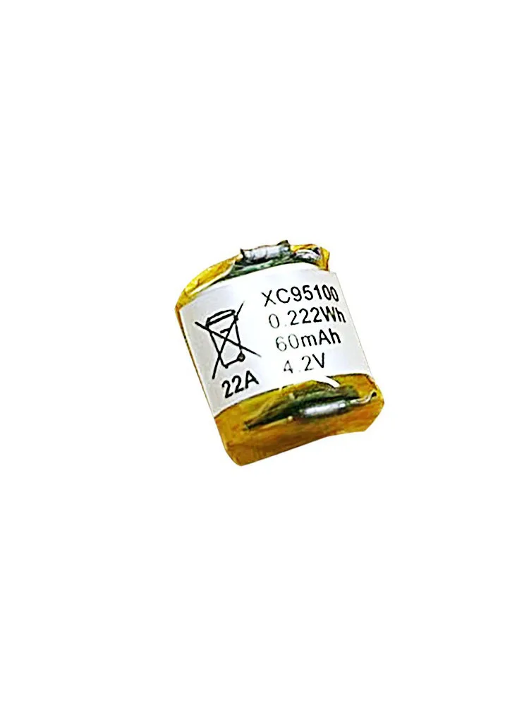 buy more will cheapLithium battery 95100 4.2V 60mAh cylindrical polymer lithium battery suitable for Bluetooth headphone factory