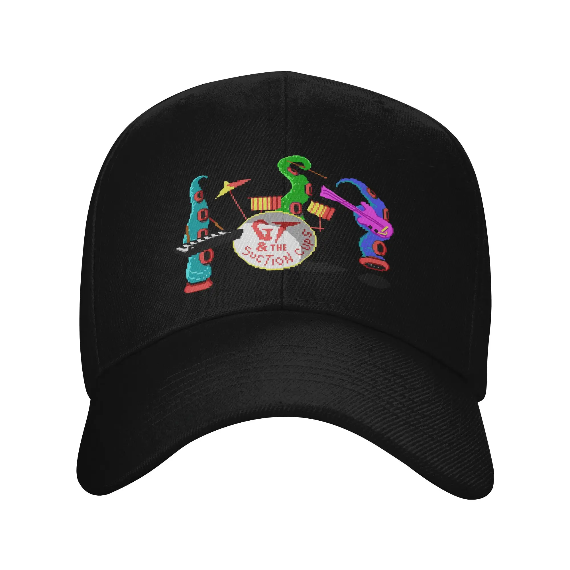 Maniac Mansion Pixel Style- Retro DOS Trendy Baseball Cap Concert Flexible Baseball Cap