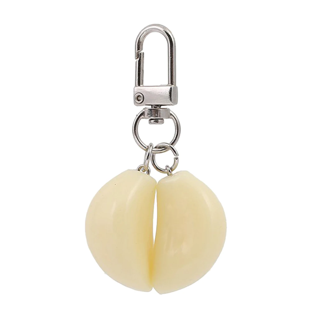 

Garlic Key Chain Vegetable Seasoning Keychain Funny Decorate Alloy Keychains Cute Bag Pendant Creative Practical Lightweight
