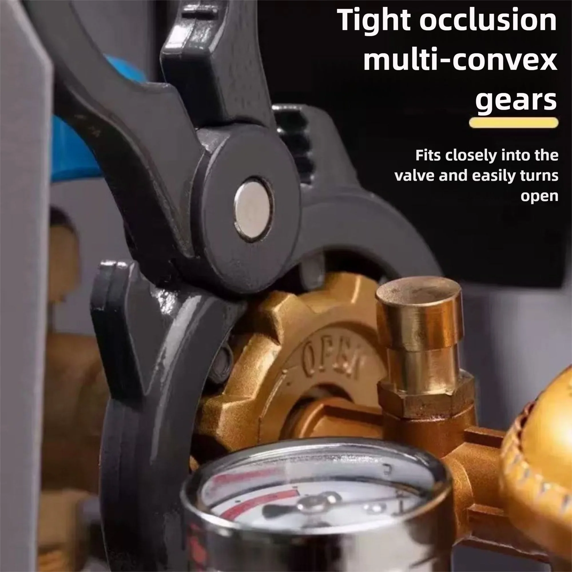 Universal Tighten Gas Tank Spanner Opener Can Opener Pressure Reducing Valve Wrench Liquefied Gas Professional