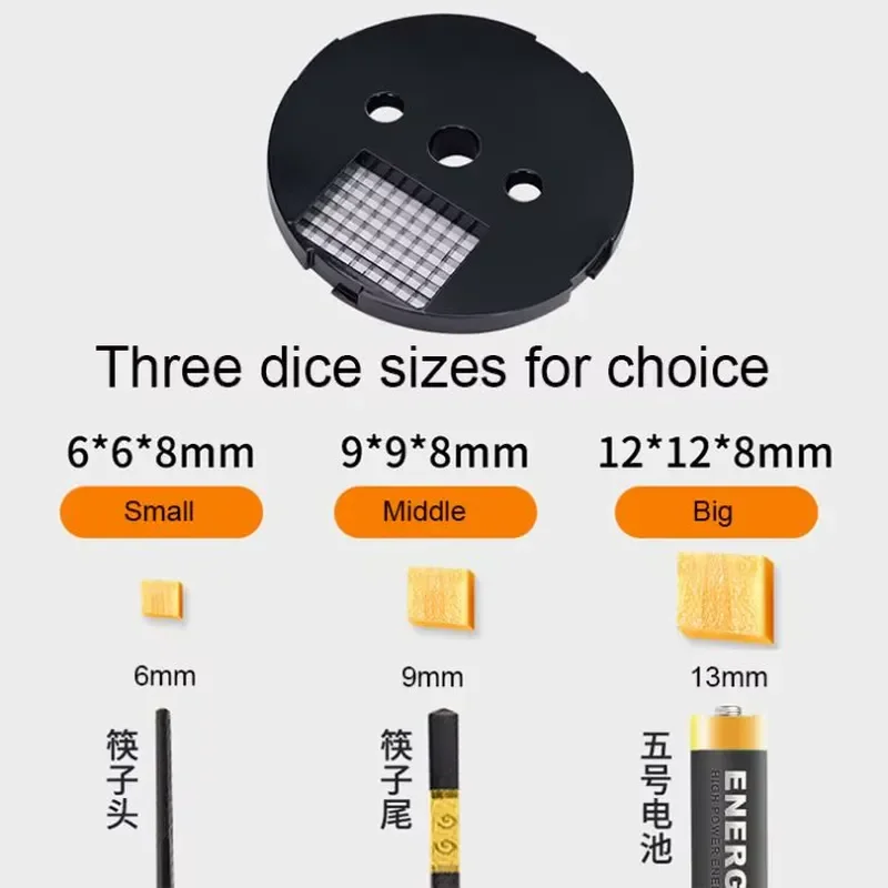 Electric Vegetable Slicer Stainless Steel Automatic Fruit Food Processor Household Salad Cutter Machine Smart Kitchen Tool