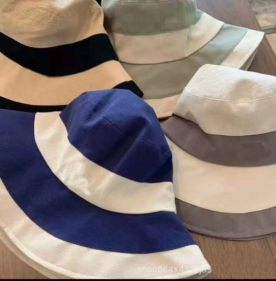 قبعة صياد السمك الجديدة المطرزة الواقية من الشمس في الهواء الطلق واقية من الشمس اليابانية والكورية متعددة الاستخدامات قبعة كبيرة الحواف