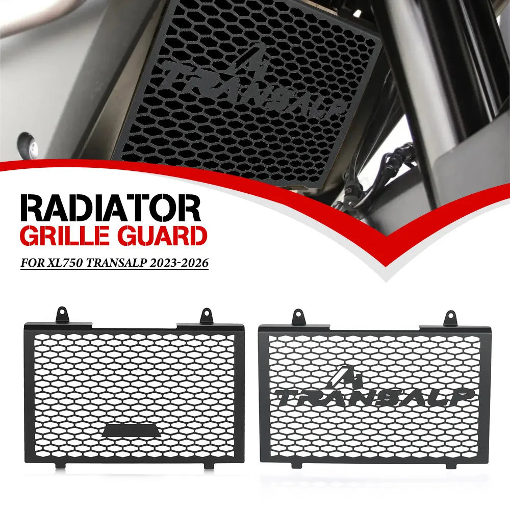 

2026 2025 For Honda XL750 TRANSALP 2023-2024 Motorcycle Radiator Guard Protector Grille Grill Cooler Grill Cover Cooler Protect