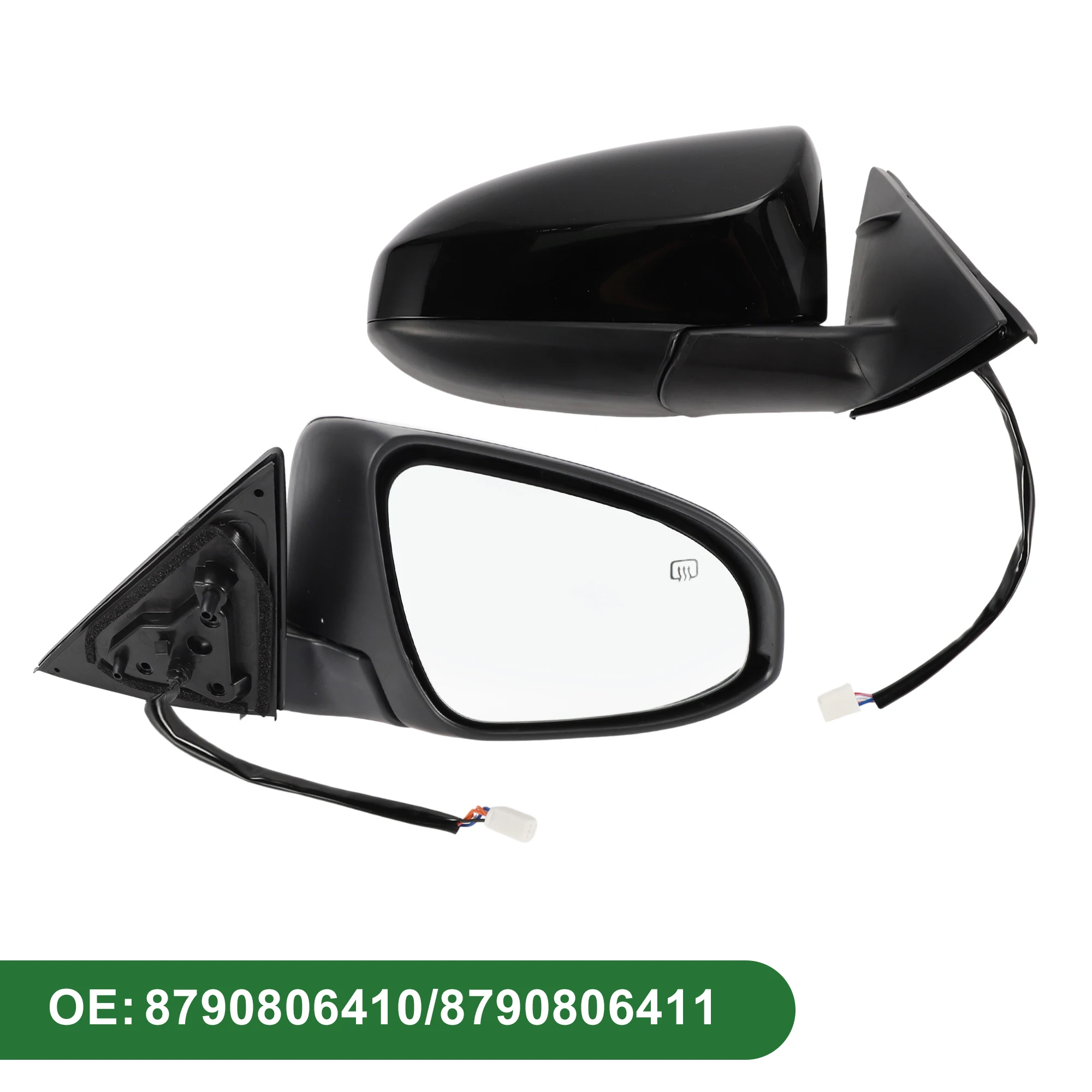 

Uxcell 5Pins Right Side Power Door Mirror Replacement Side Mirror Assembly for Toyota Camry 2012-2014 No.8790806410/8790806411