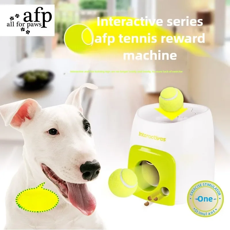 Dog Ball Launcher Interactive Training Reward Machine Smart Pet Feeder Tennis Feeder Toy