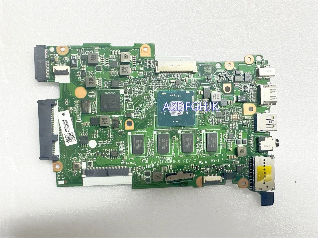 NBVCH11001 Motherboard for ACER TravelMate B117 AO1-132 WITH N3060 CPU AND 4G 64G SSD DA0ZHXMB6C0 TEST OK