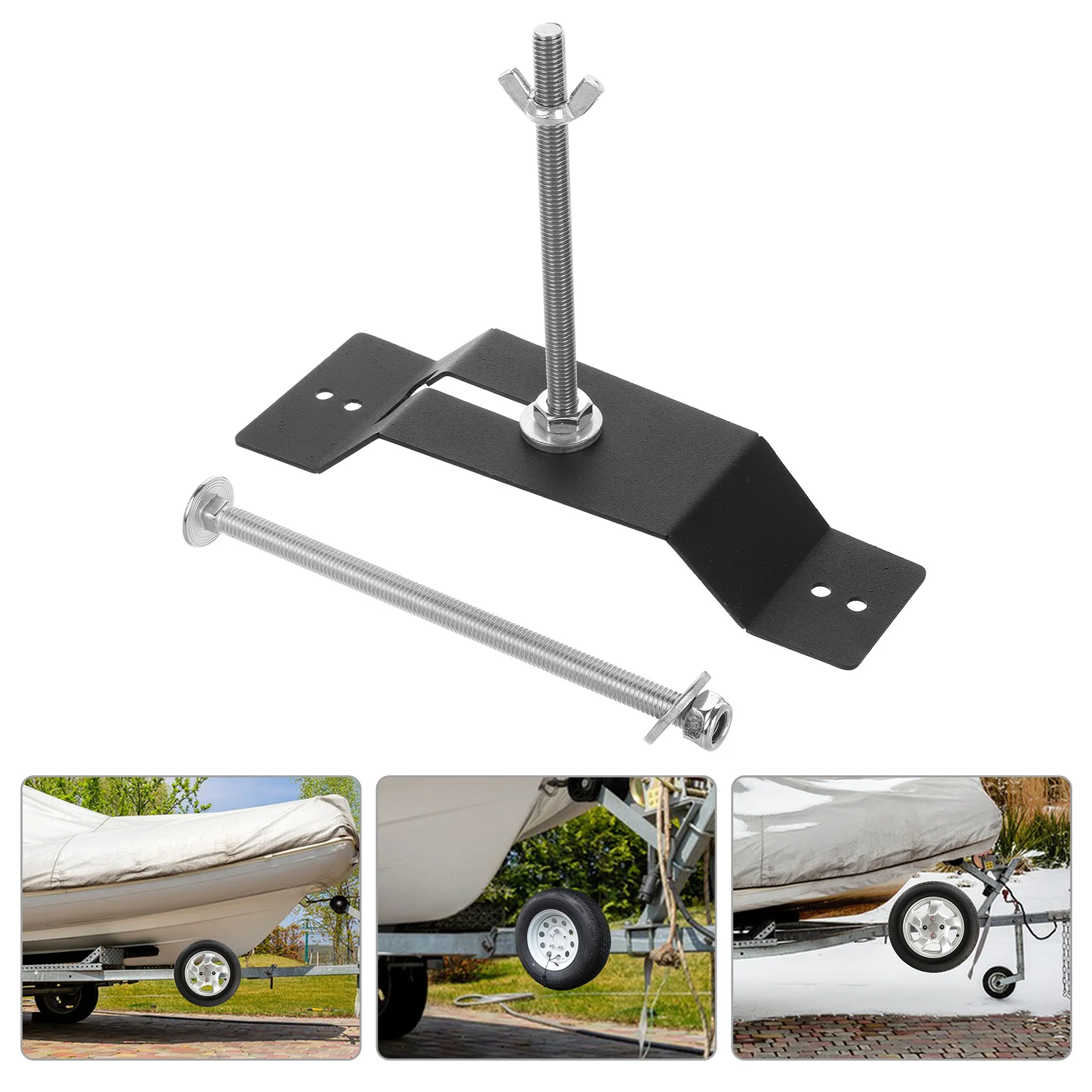 

Wall Mount Tire Carrier Bracket For Enclosed Trailer Spare Tire Mount Rack Metal Wheel Holder Secure Travel Solution