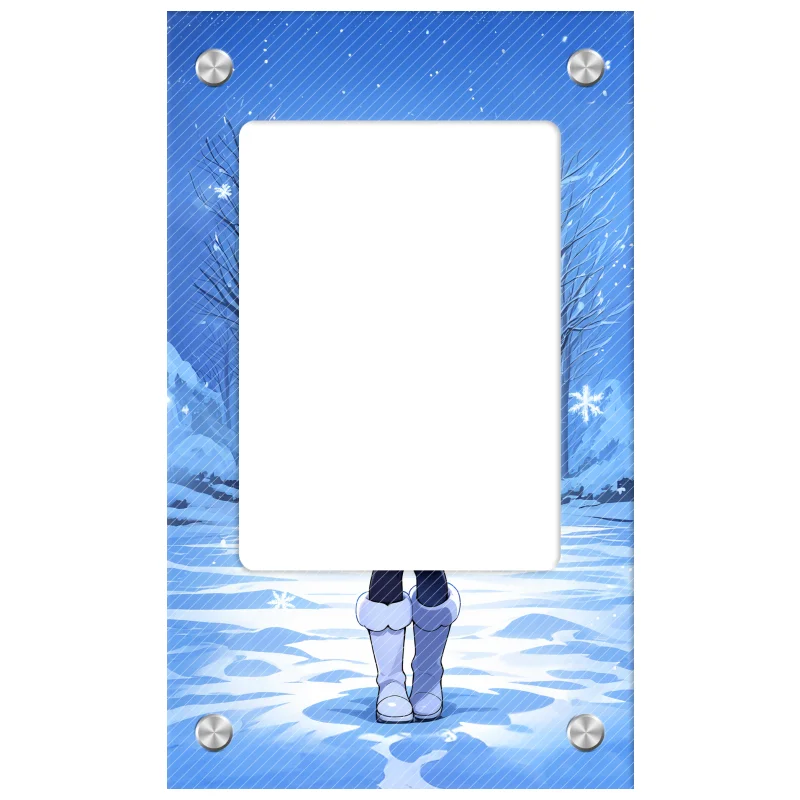 Pokemon Cards Brick PTCG Lillie Marnie Swimsuit Swim Baker Field Snow Anime Game Expand Art Acrylic Protective Case DIY Toy Gift