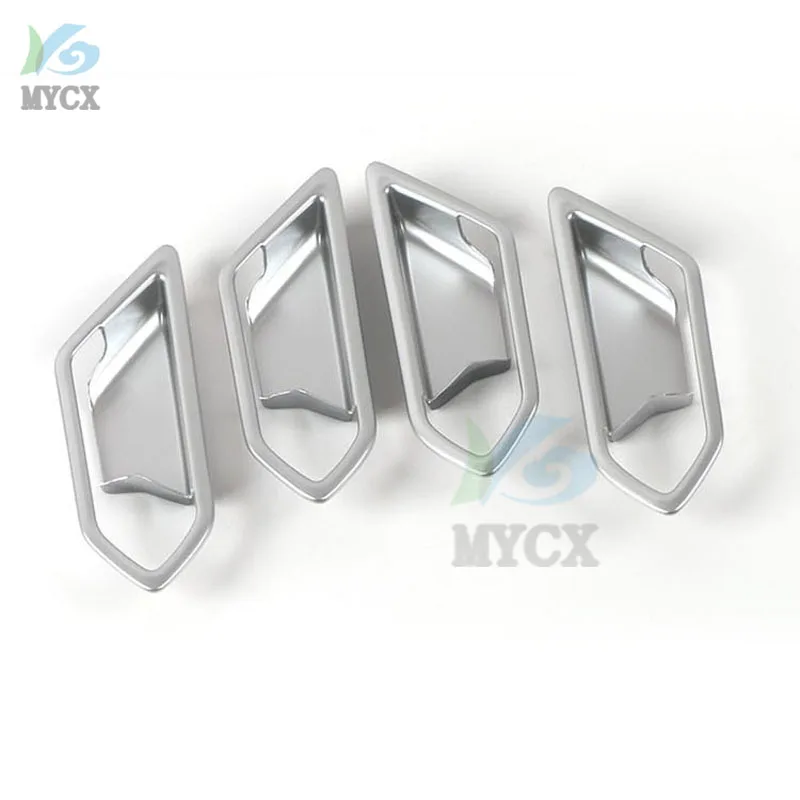 ل Volkswagen VW ID.4X ID.4 CROZZ 2021 + ألياف الكربون غطاء مقبض باب السيارة الملحقات لمعان أسود ألياف الكربون مقبض باب السيارة #6