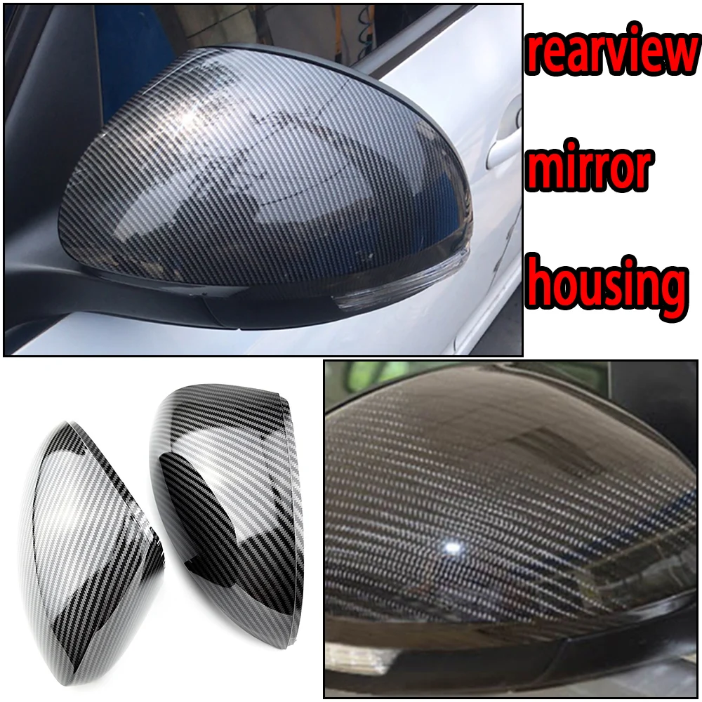 Lusterko boczne czapki obudowa do VW Tiguan MK1 Sharan dla Skoda Yeti (wygląd karbonowy) 2009 2010 2011 2012 2013 2014 zamiennik 2015