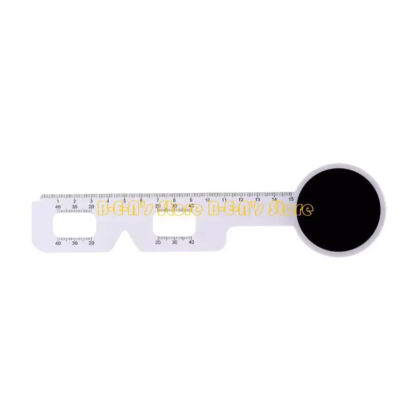Y1AD Double Side Eye Chart Eye Test Chart for Visual Acuity Exam and PD Measurement