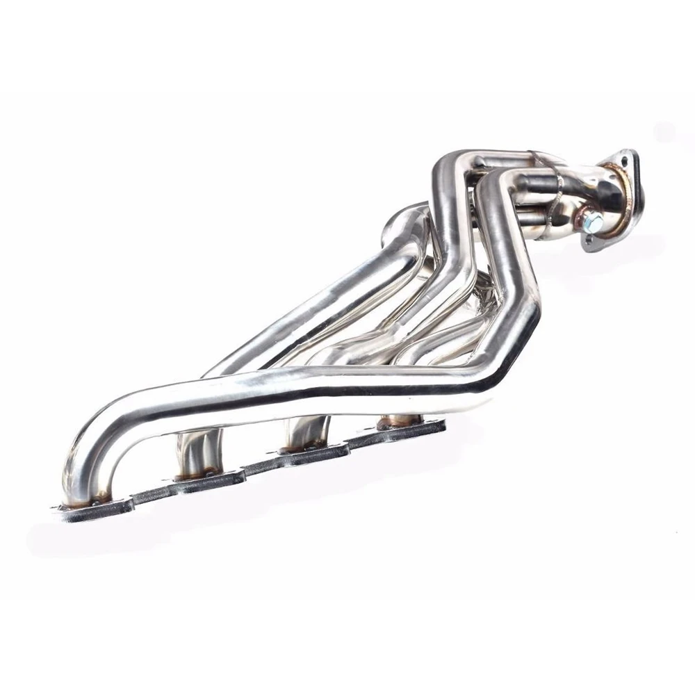 High-Quality Stainless Steel Long Tube Headers for 1996–2004 Ford Mustang GT 4.6L V8 – Silver Performance Manifold 2