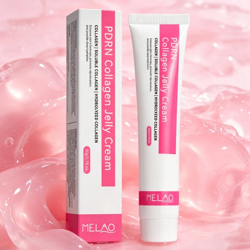 PDRN Collagen Jelly Cream Hydrating Firming Gel Moisturizer Soothing Care Texture Refreshing Nourishing Beauty Face Skincare