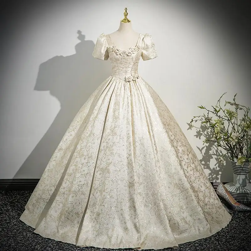 

Вечернее платье цвета шампанского 15 платьев Quinceanera 2025 элегантное платье на день рождения для девочек бальное платье по индивидуальному заказу платье 15 лет