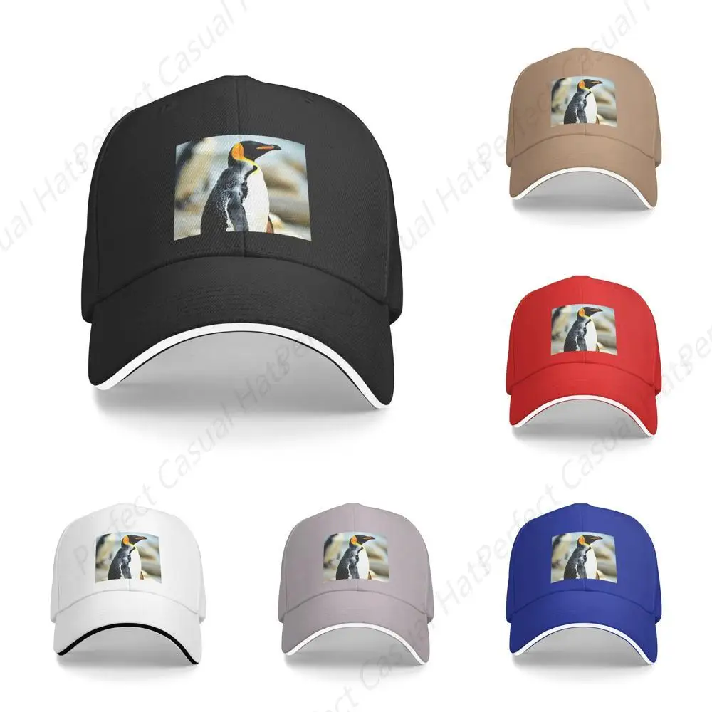 

High Quality Cute Penguin Printing Caps Peaked Caps Trucker Hat Men Women Outdoor Sport Travel Sun Visor