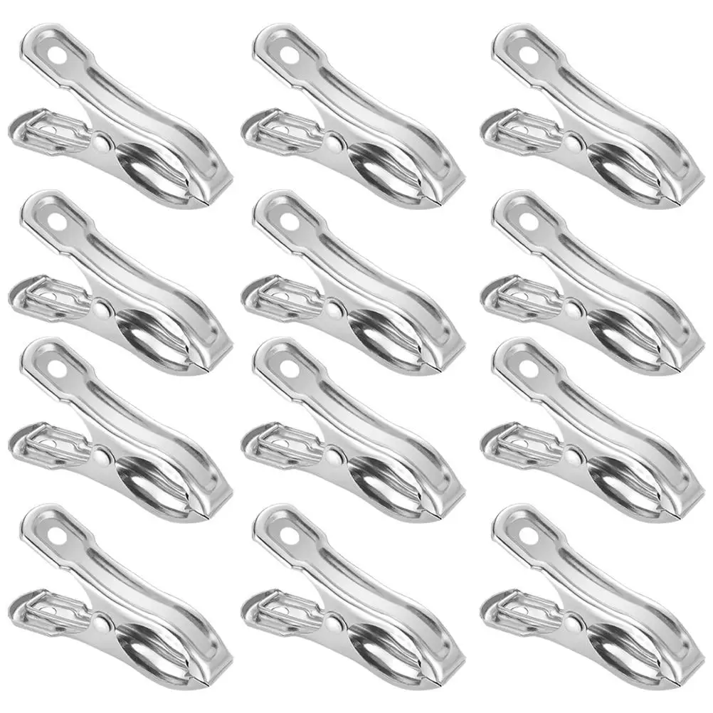 

20pcs Greenhouse Clips Stainless Steel Garden Clamps Sunshade Net Fixing Film Multi purpose Plant Cover Holder Windproof