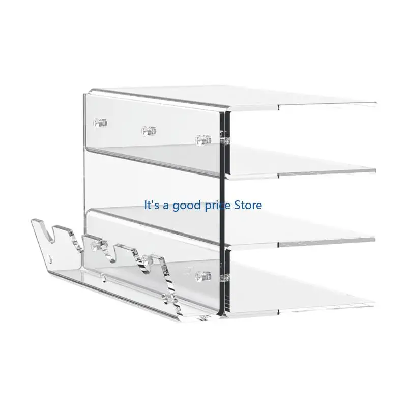  Space Saving Mechanical Keyset Tower Stand With Mouse Drawer Acrylic Multiple Rank Planner Game Peripherals Desktop Arrangement