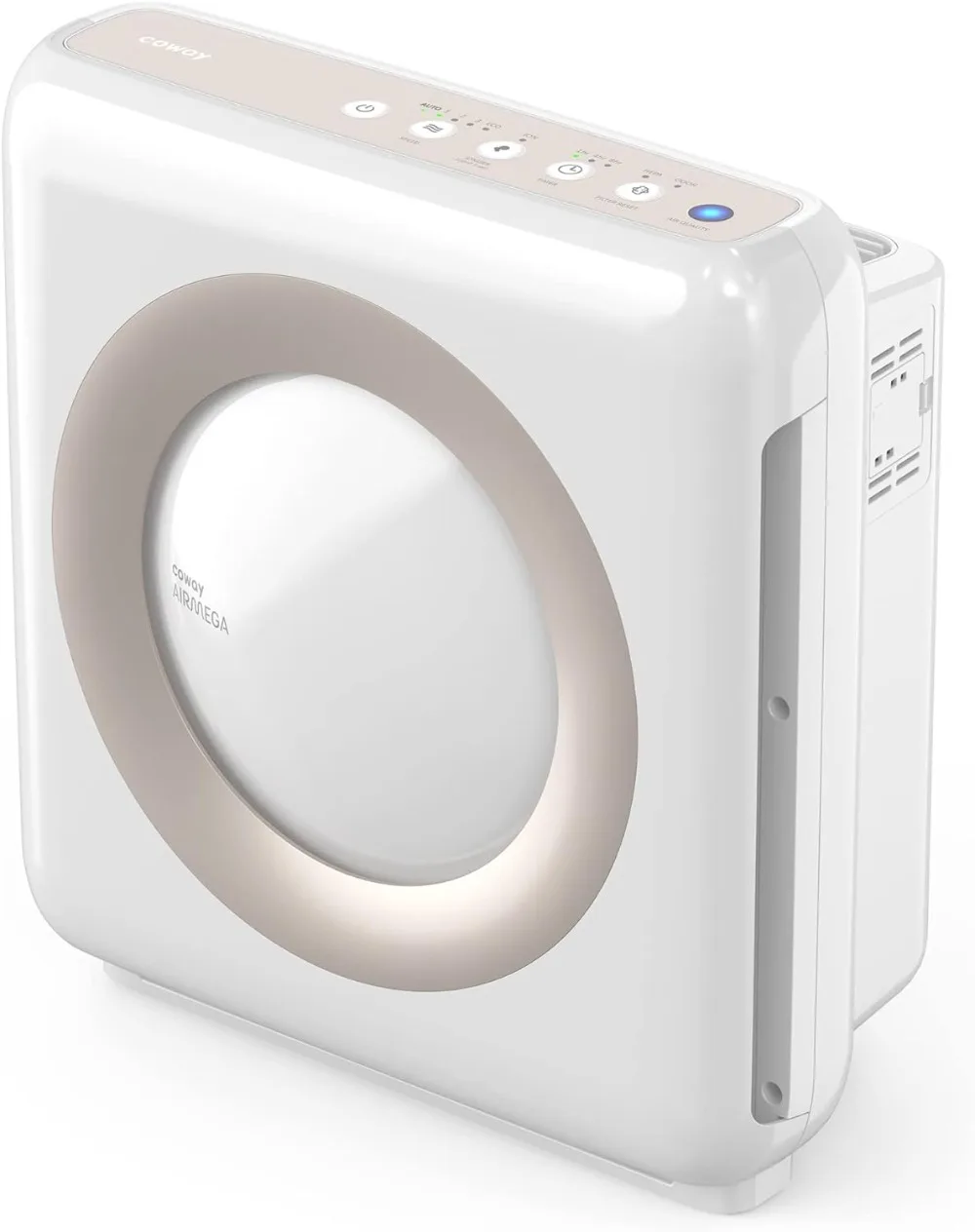 Coway Airmega AP-1512HH(W) True HEPA Purifier with Air Quality Monitoring, Auto, Timer, Filter Indicator, and Eco Mode