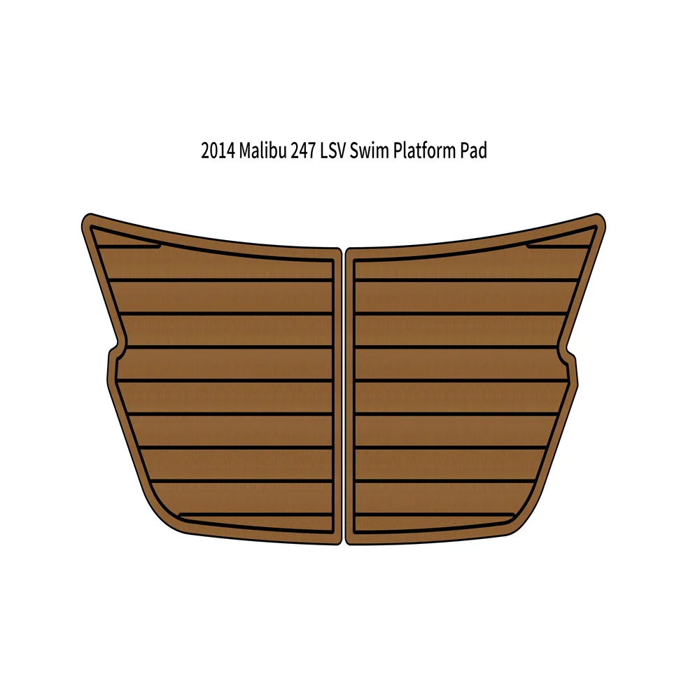 

2014 Malibu 247 LSV Swim Platform Pads Pad Pad Boat EVA Teak Decking 1/4" 6mm